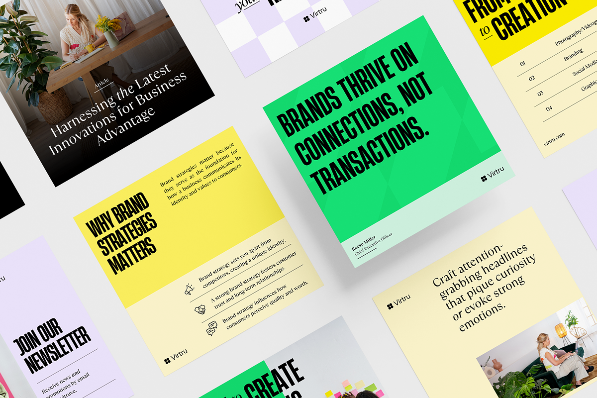 Virtru - Business Social Media Kit, a Social Media Template by Studio Provo (Photo 2 of 8)