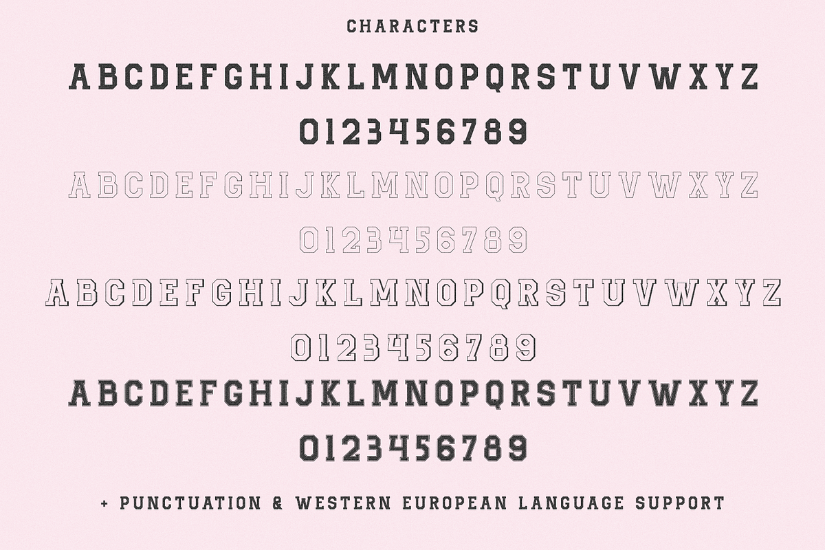 Benchwarmer - Sports Font Family, a Serif Font by Beck McCormick (Photo 10 of 10)