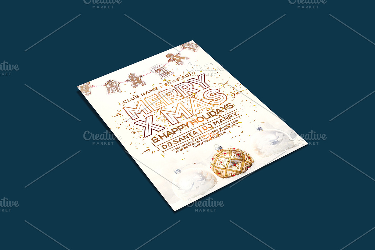 Christmas Invite, a Flyer Template by Flyer Arts (Photo 3 of 4)