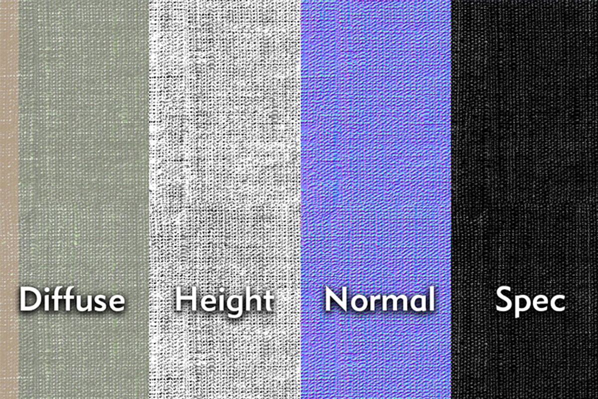 Striped Fabric Texture Pack, a Textures & Material 3D Model by 6BIT Creative (Photo 8 of 13)