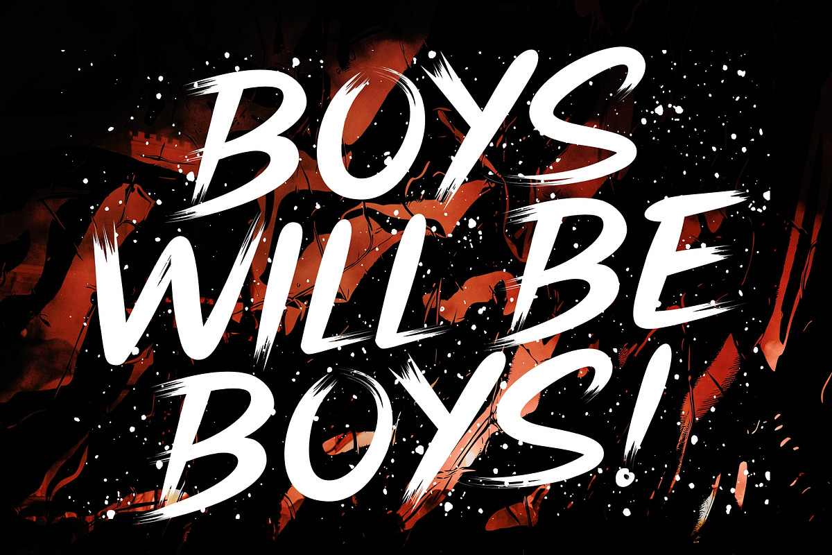 Away Days - Modern Brush Typeface, a Handwritten Font by HRDR (Photo 6 of 13)