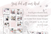 Instagram Posts Seamless Template, a Social Media Template by Bang Bang Bureau (Thumbnail 2 of 9)