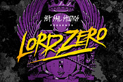 Lord Zero, a Font by Sam Parrett (Thumbnail 1 of 3)