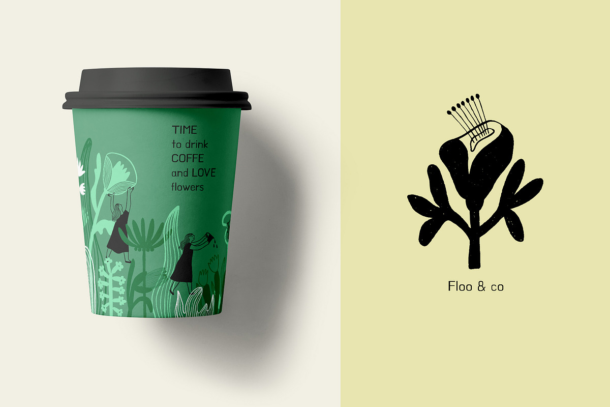 Mother Earth vector shapes and lines, a Decorative Illustration by Annakniaz (Photo 12 of 15)