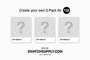 3 Pack Fabric Texture Patterns, a Pattern Graphic by Swatch Supply (Thumbnail 4 of 7)