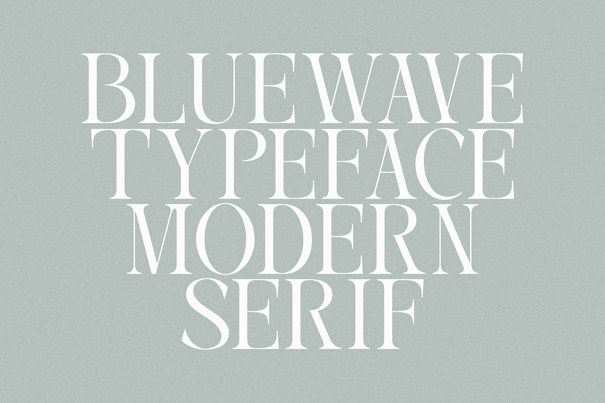 Bluewave - Modern Serif, a Serif Font by Mikhail Fukurou (Photo 2 of 11)