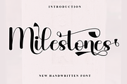 Milestones, a Handwritten Font by FreshTypeINK (Thumbnail 1 of 8)