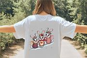 Faux Embroidery Three Christmas Bunn, an Illustration by CrexoraLab (Thumbnail 4 of 4)