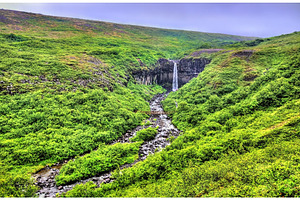 View of svartifoss meaning black falls iceland containing iceland, waterfall, a Nature Photo by Leonid Andronov