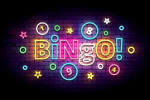 Bingo neon sign