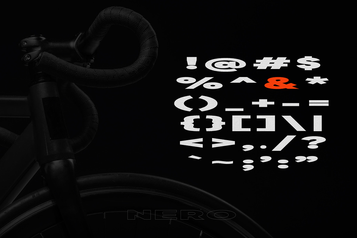 Nero - Ultra Wide Display, a Sans Serif Font by HipFonts (Photo 7 of 7)