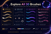 Sparkle & Glitter Procreate Brushes, a Brush Add-On by ZinetroN (Thumbnail 2 of 13)