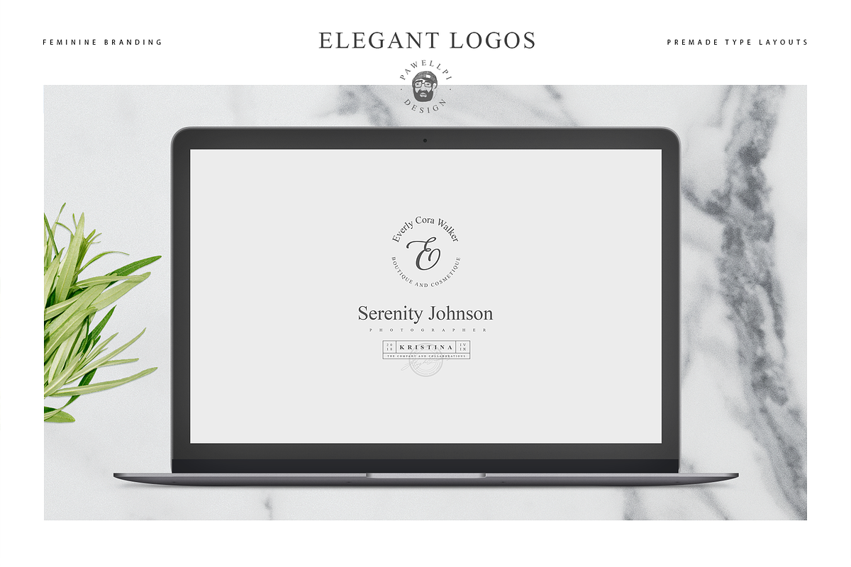 50 Elegant Premade Logo Templates, a Branding & Logo Template by pawellpi (Photo 18 of 26)