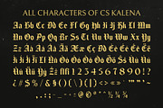 CS Kalena – Blackletter Font, a Blackletter Font by Craft Supply Co. (Thumbnail 8 of 8)