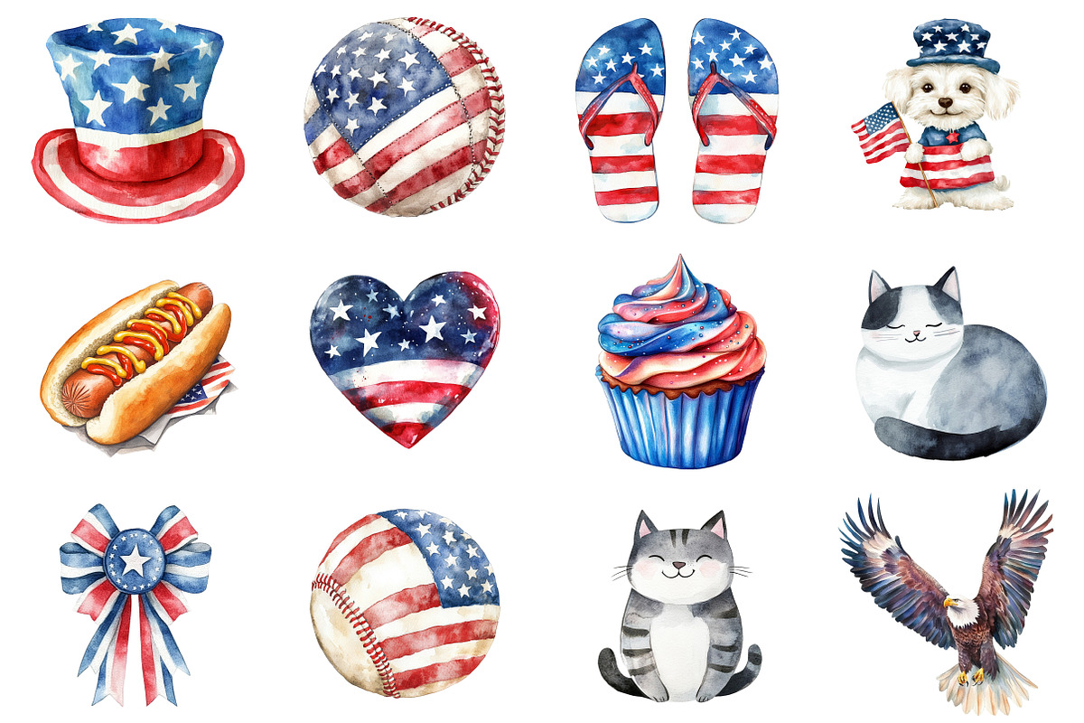 4th of July USA 250th Anniversary, a Seasonal Illustration by CitraGraphics (Photo 3 of 6)