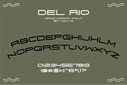 Del Rio Hand Drawn Font, a Font by nickqtx (Thumbnail 2 of 3)