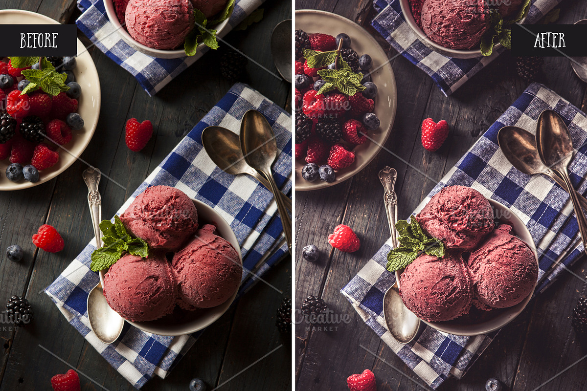 Food Photography Lightroom Presets, an Action Add-On by BeArt-Presets (Photo 5 of 27)