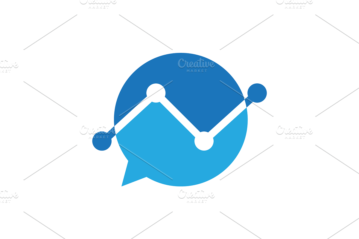 chat lab creative logo design vector, a Branding & Logo Template by devastd