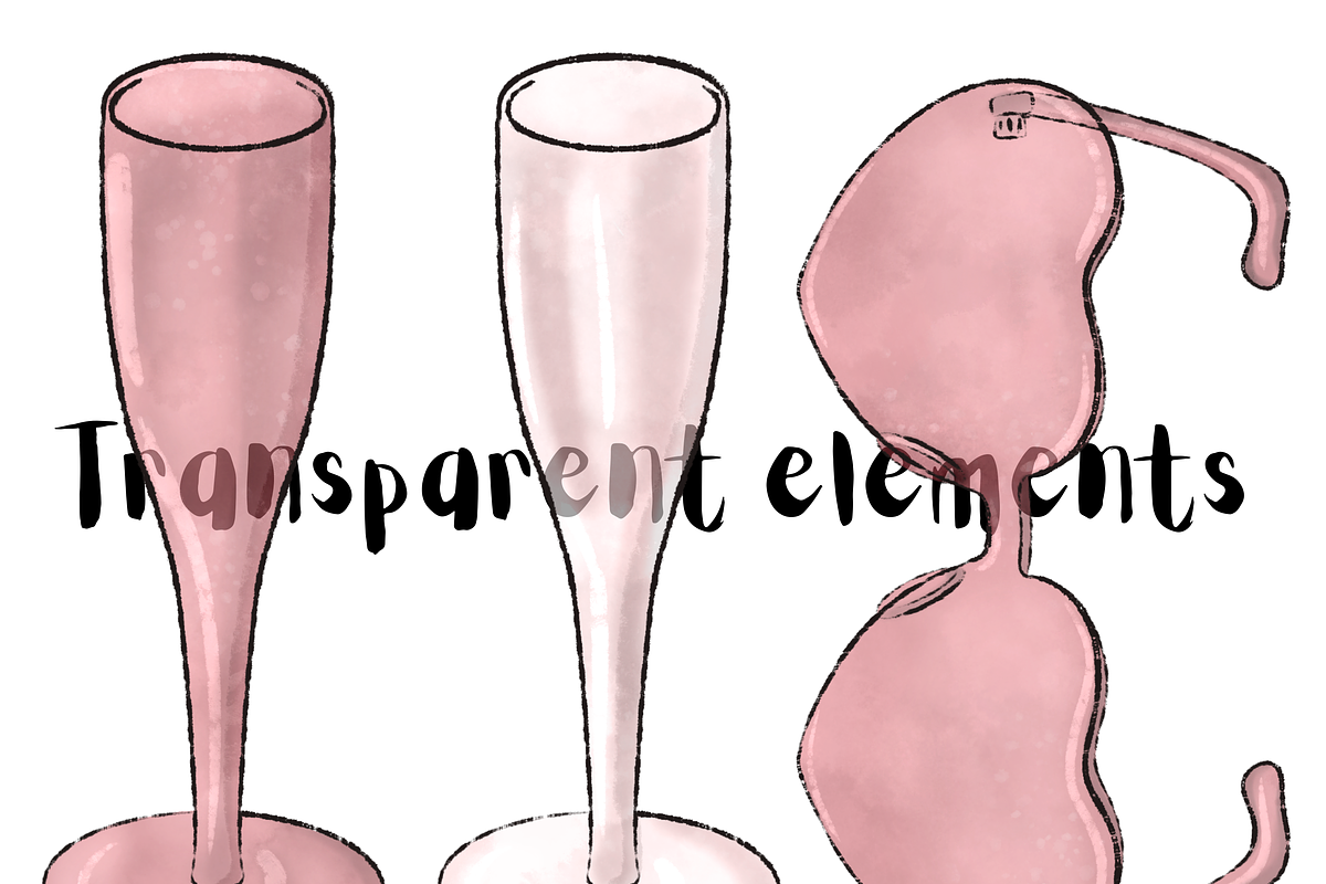 Happy Birthday Party Clipart PNG, a Decorative Illustration by Lenninator Digital (Photo 8 of 9)