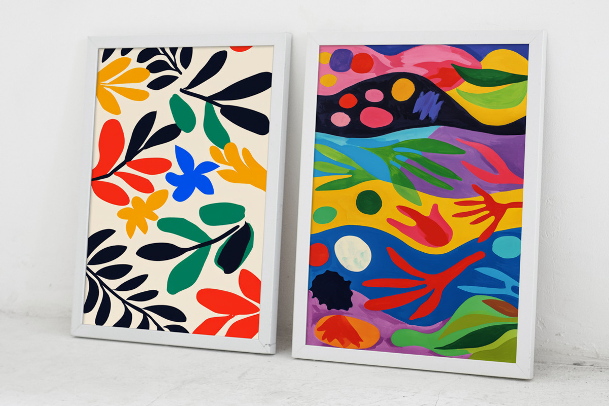 Naive floral art. 30 images, a Decorative Illustration by Handmadefont (Photo 10 of 10)