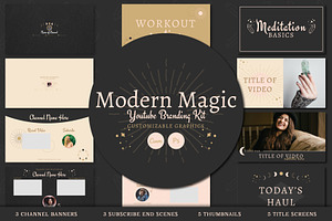 Youtube: Modern Magic Branding Kit