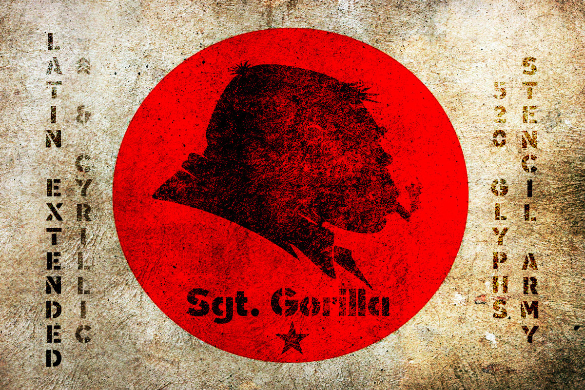 Sargento Gorila 2 fonts preview 5