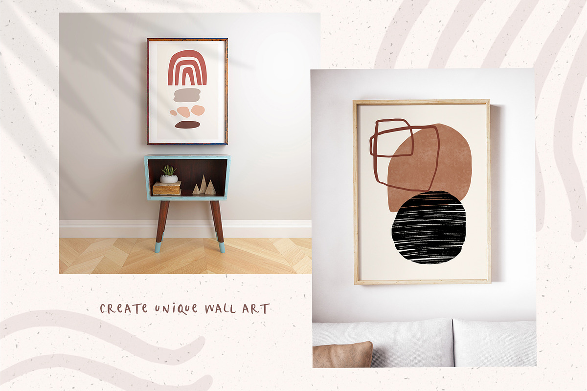 Abstract Shapes for Procreate & PS, a Decorative Illustration by Sweet Fig (Photo 8 of 11)