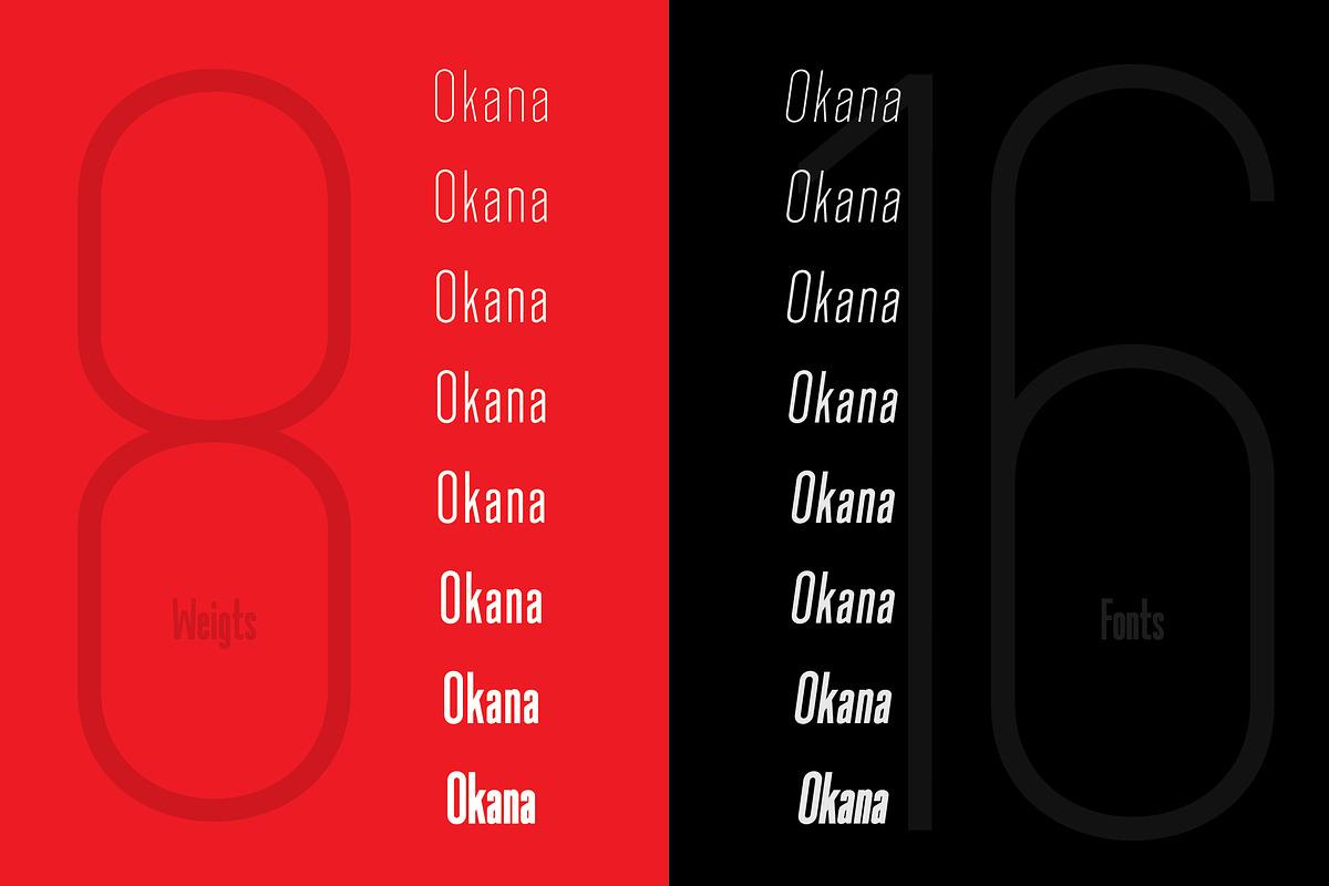 Okana Condensed Sans Serif, a Sans Serif Font by CorgiAstronaut (Photo 9 of 9)