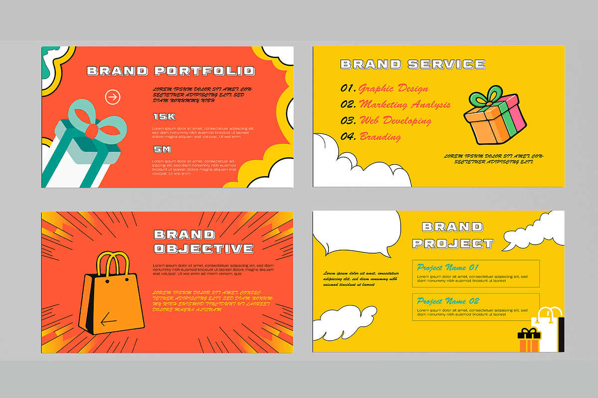 Portfolio Presentation Template, a Presentation Template by MightyDesign (Photo 4 of 8)