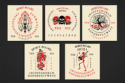 Skeletons` Logos Collection#3, a Decorative Illustration by Moloko88 (Thumbnail 3 of 5)