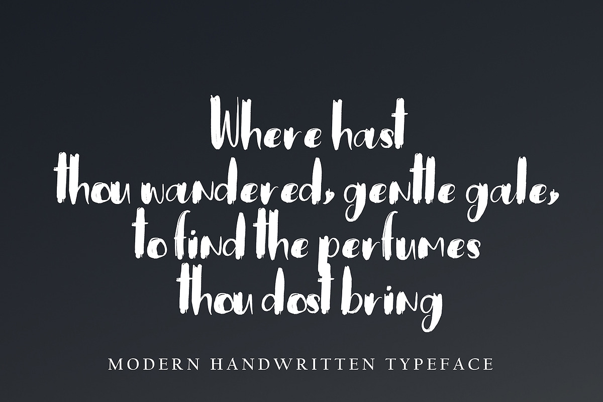 Sentralie, a Handwritten Font by pineungtype (Photo 2 of 5)