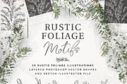 Rustic Patterns +58 Illustrations, a Pattern Graphic by Pink Coffie (Thumbnail 6 of 9)