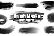 Hand Painted Brush Masks, a Texture Graphic by alexdndz (Thumbnail 1 of 2)