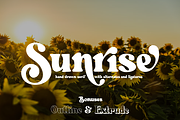 Sunrise - Haksen, a Serif Font by Haksen (Thumbnail 10 of 10)