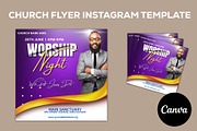 Church Flyer Canva Template, a Social Media Template by Sipi_Graphics (Thumbnail 1 of 3)