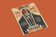 Retro Halloween Party Flyer, a Flyer Template by arausidp (Thumbnail 3 of 3)