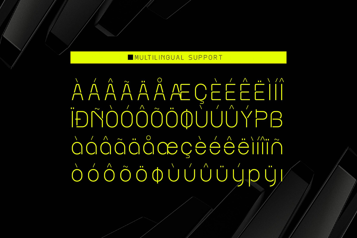 Neexan | Futuristic Font, a Font by Denustudios (Photo 12 of 12)
