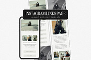 Showit Instagram Links Page Template, a Landing Page Template by Blush Created (Thumbnail 1 of 15)