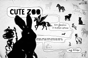 Cute Animals Graphic Pack, an Object Graphic by Inartflow (Thumbnail 1 of 20)
