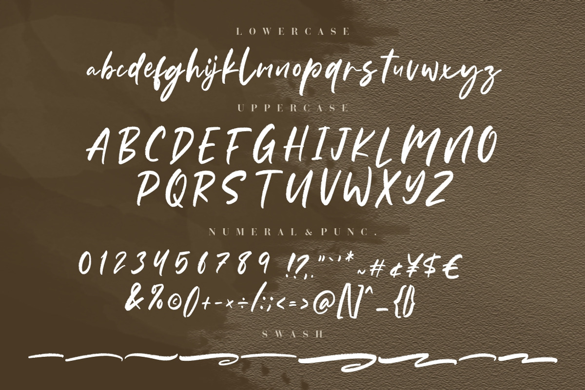 Samanthy Stylish Brush Script, a Script Font by Creatype Studio (Photo 9 of 9)