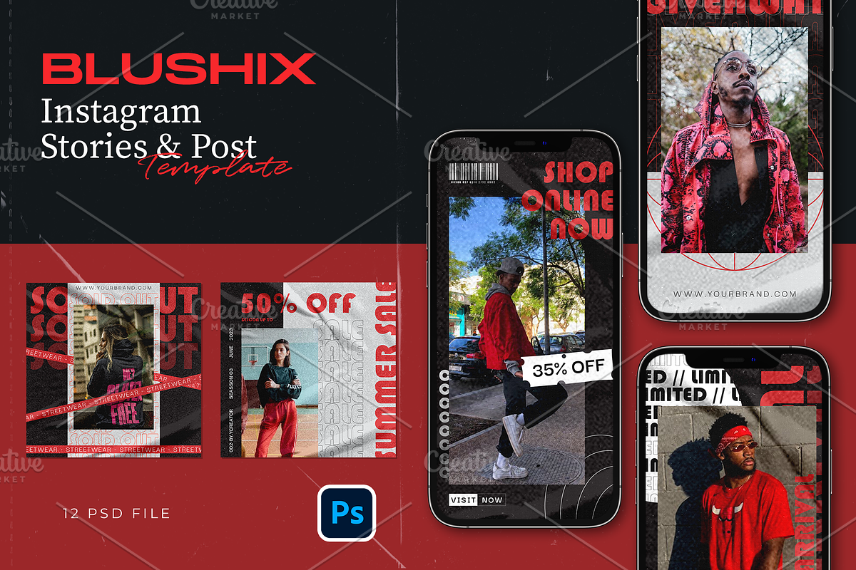 Hype Instagram Template - Blushix, a Social Media Template by Gibcreat (Photo 1 of 4)