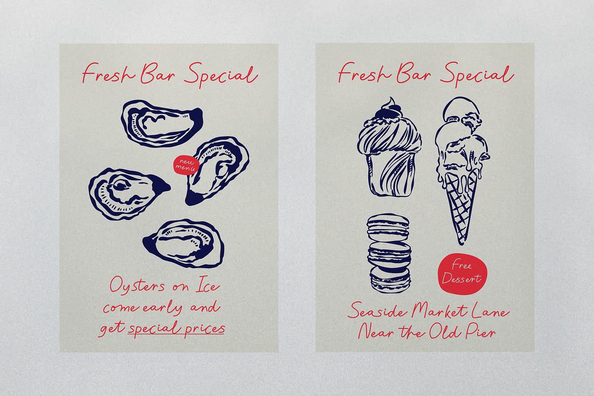 Looseform Pressure Script, a Script Font by gracetype_studio (Photo 4 of 12)