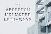 Architect - Geometrical Typeface, a Serif Font by HipFonts (Thumbnail 6 of 7)