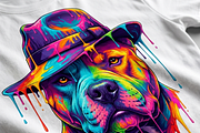 Colorful Pitbull Fedora Art, a Shirt Mockup by Vector Stall (Thumbnail 9 of 15)