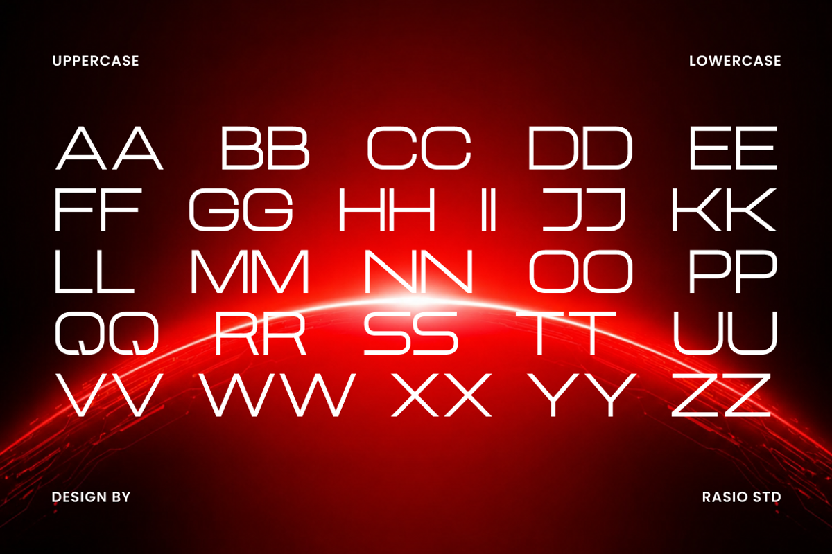 Velunars Modern Tech Futuristic Font, a Sans Serif Font by Rasio Studio (Photo 2 of 9)
