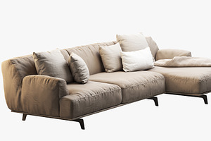 Tribeca Sofa 2 3d Model