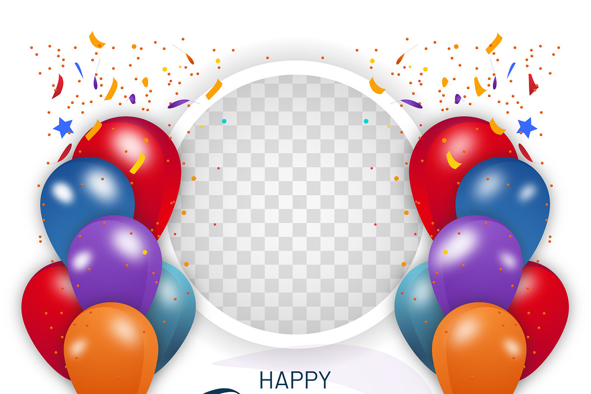 Happy birthday text style, a Graphic by Sashamim22 (Photo 1 of 3)