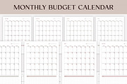 Budget Planner Printable, a Print Template by SofiaDesign16 (Thumbnail 9 of 10)