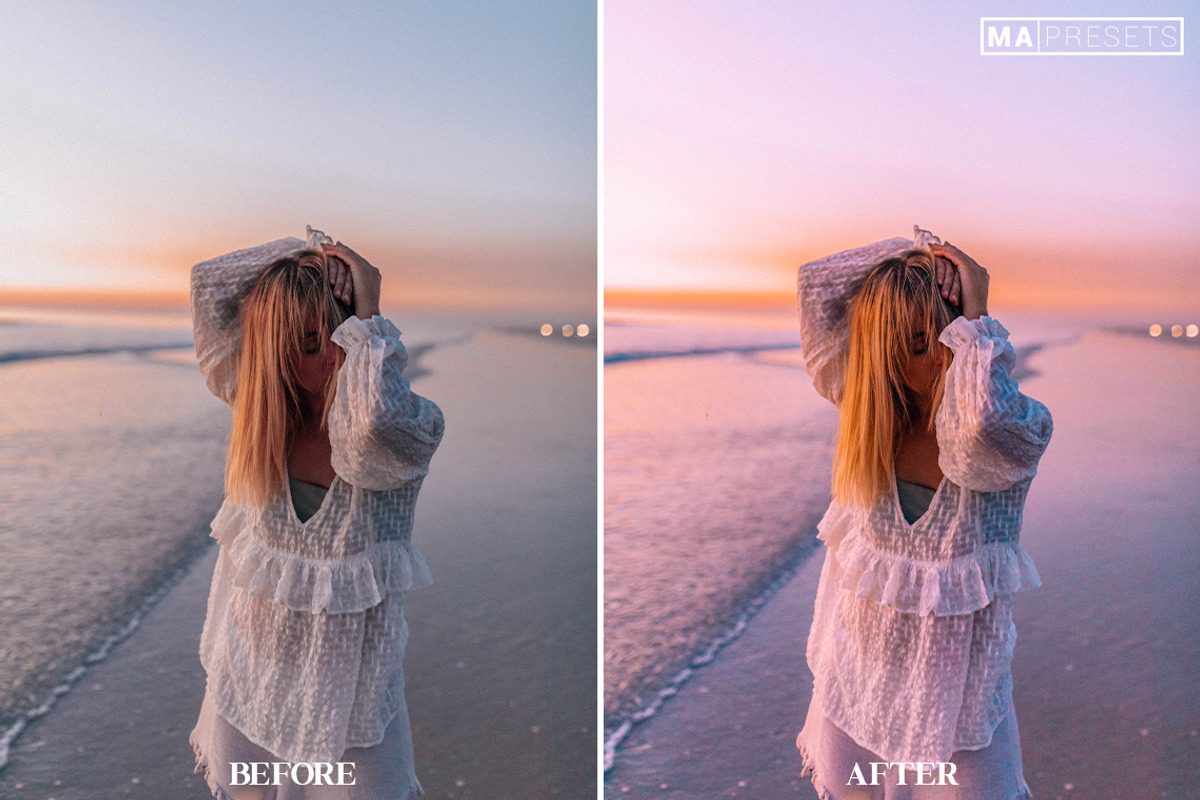 10 SUNSET Lightroom Presets, a Preset Add-On by MaPresets (Photo 4 of 16)