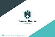 Smart House Logo Template, a Branding & Logo Template by Avartde Creative (Thumbnail 1 of 2)